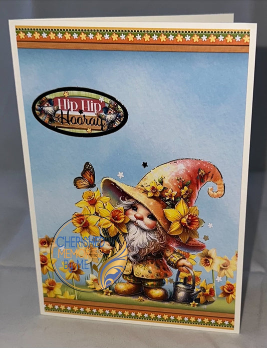 Gnome Birthday Cards DL & 5x7”