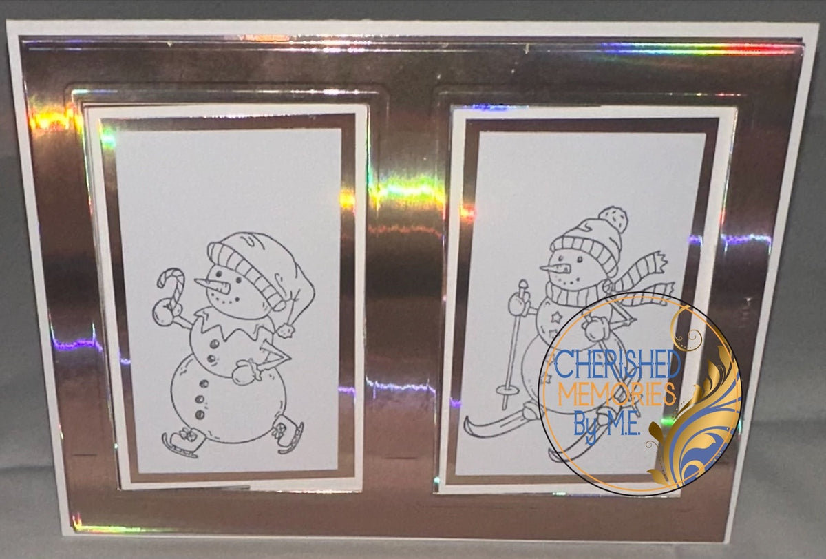 Flip Christmas Cards 5”x7”