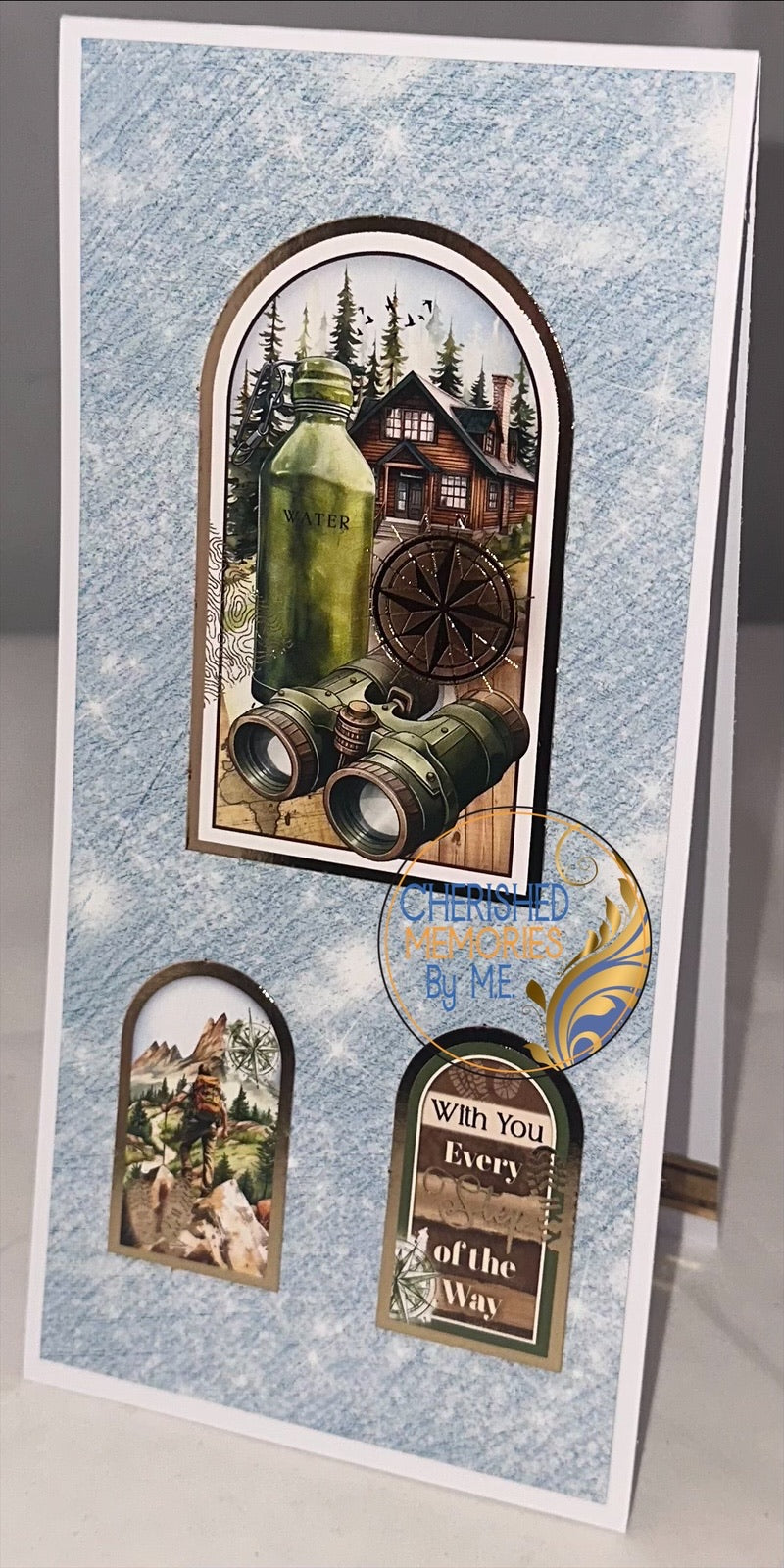 DL Top fold Birthday Cards for Him