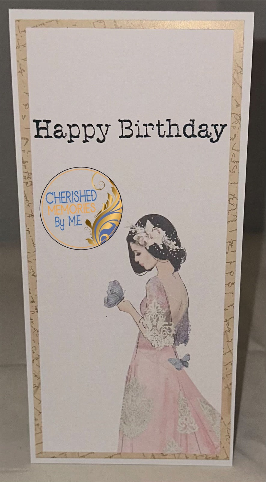 DL Top Folding Birthday Cards