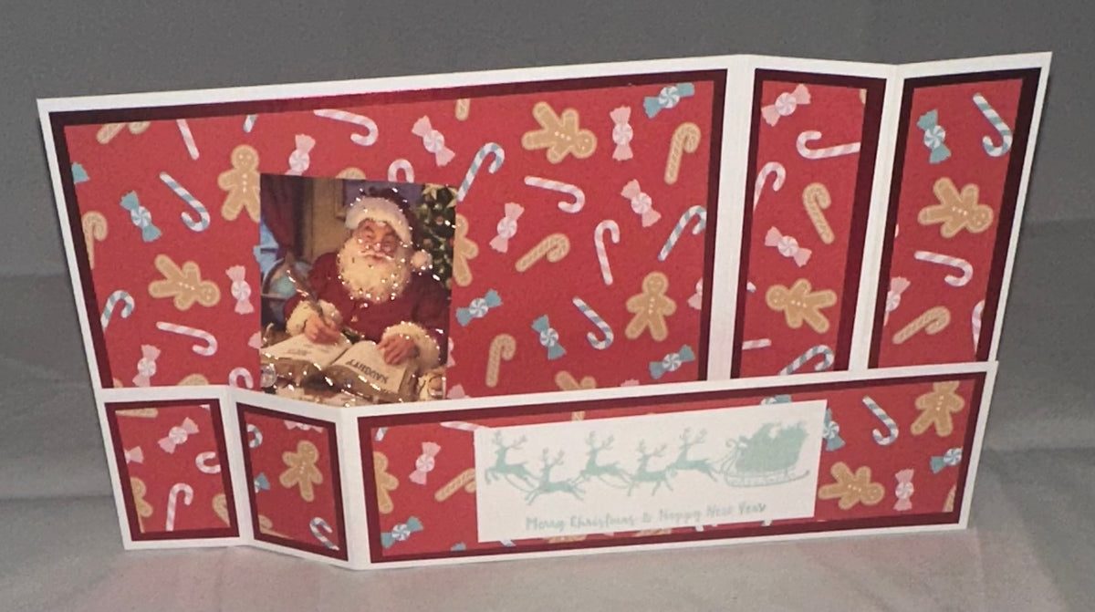 Z-Fold Wiper Christmas Cards 5x7”