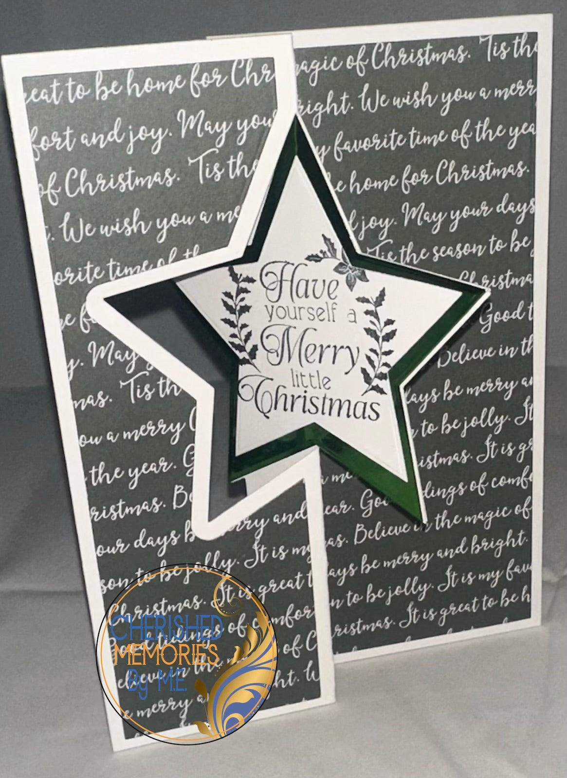 Single Flip Christmas Cards 5x7”