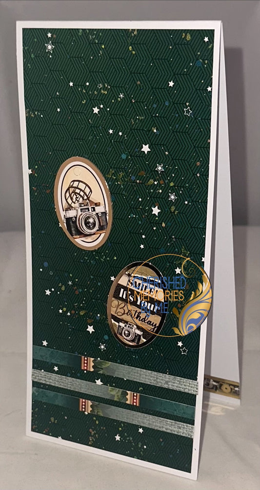 DL Top fold Birthday Cards for Him