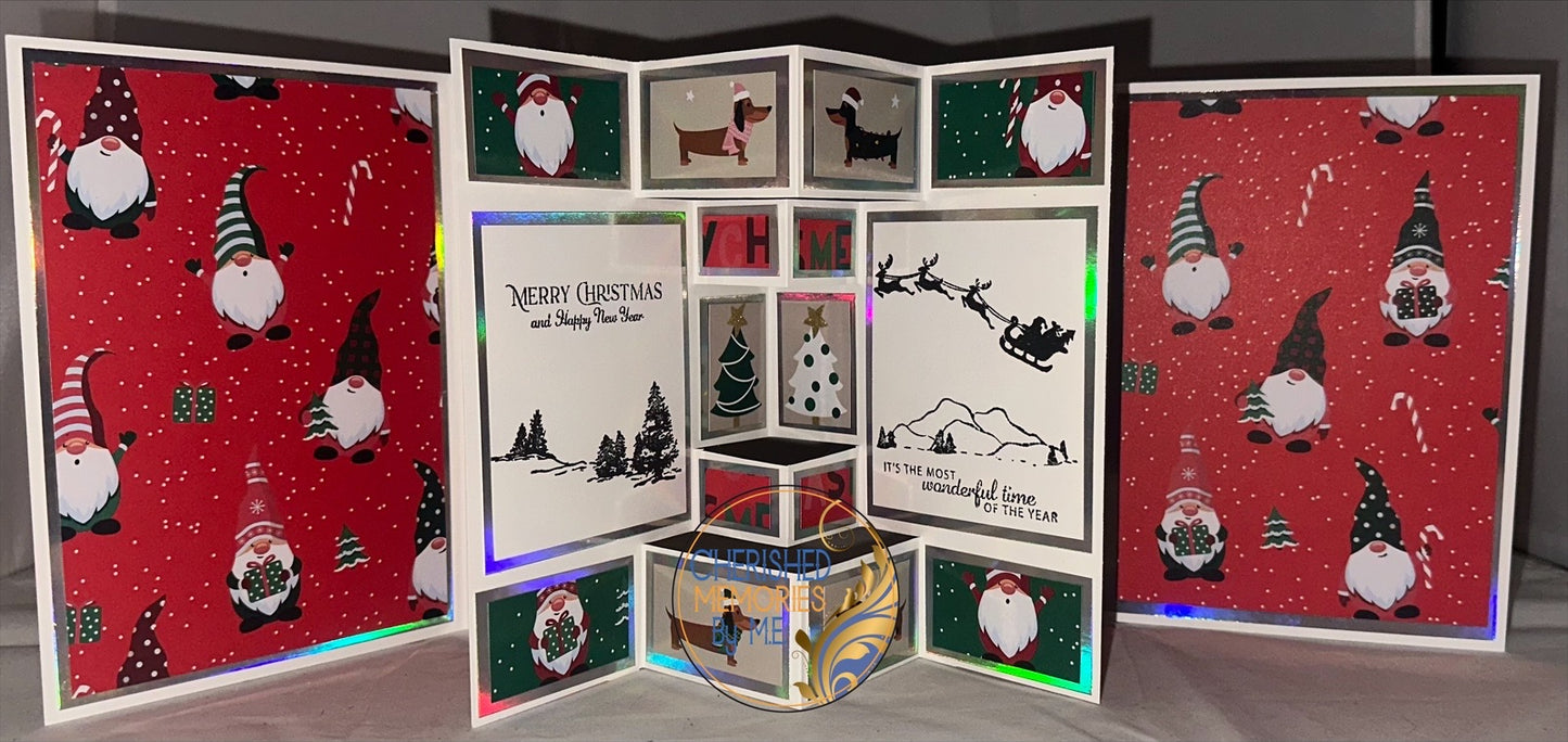 Extended Winged Pop-Out Display Christmas Cards 5”x7”