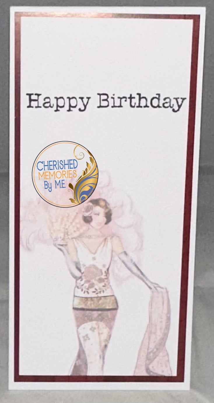 DL Top Folding Birthday Cards