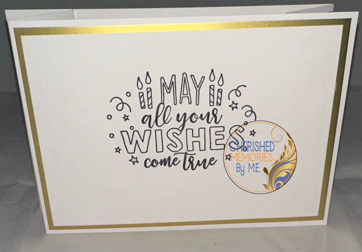 Wiper Birthday Cards 5”x7” & 6”x6”