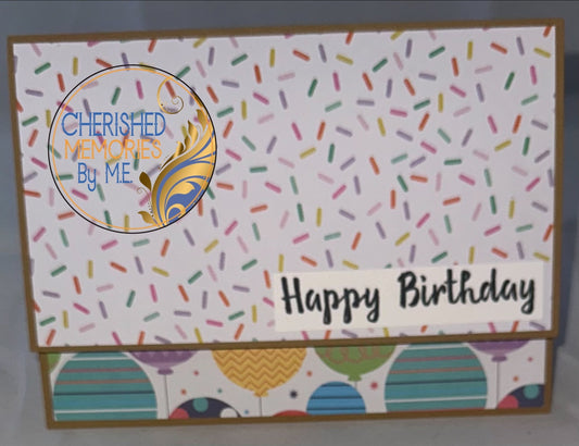 Gift Pocket Birthday Cards 5x7”