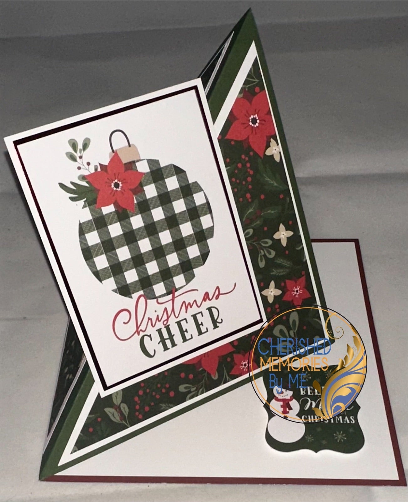 Twisted Easel Christmas Cards 6x6”