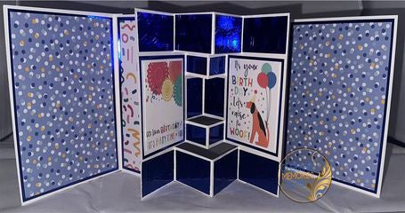 Winged Pop-Out Display Birthday Cards 5”x7”