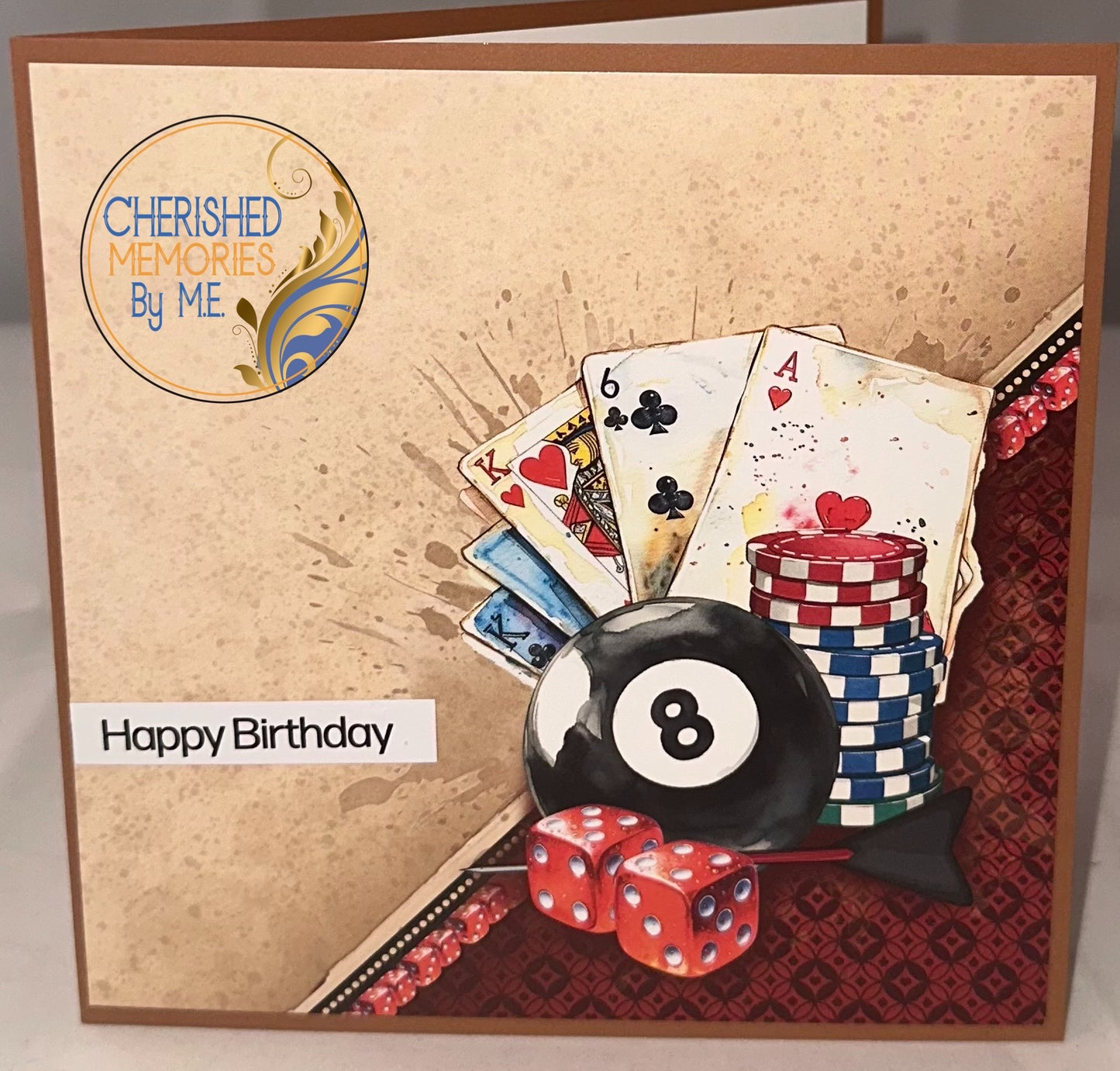 Birthday Cards for him 5x7” & 6x6”