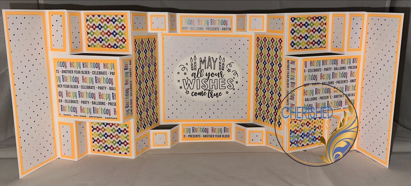 Multi Fold Birthday Cards 5”x7”