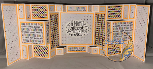 Multi Fold Birthday Cards 5”x7”