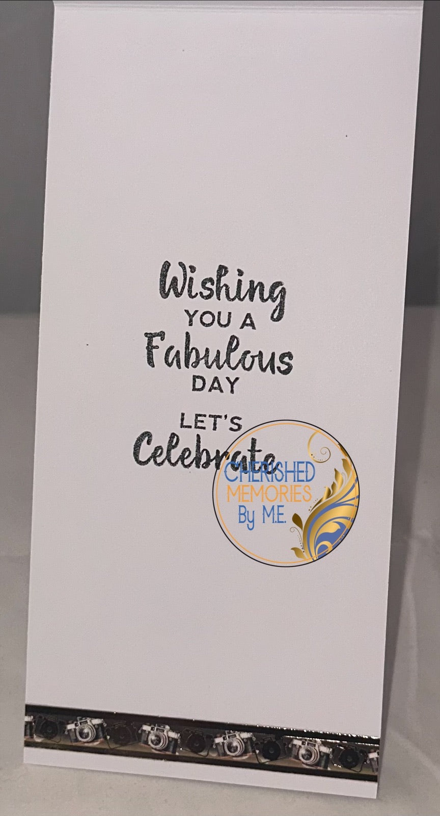 DL Top fold Birthday Cards for Him