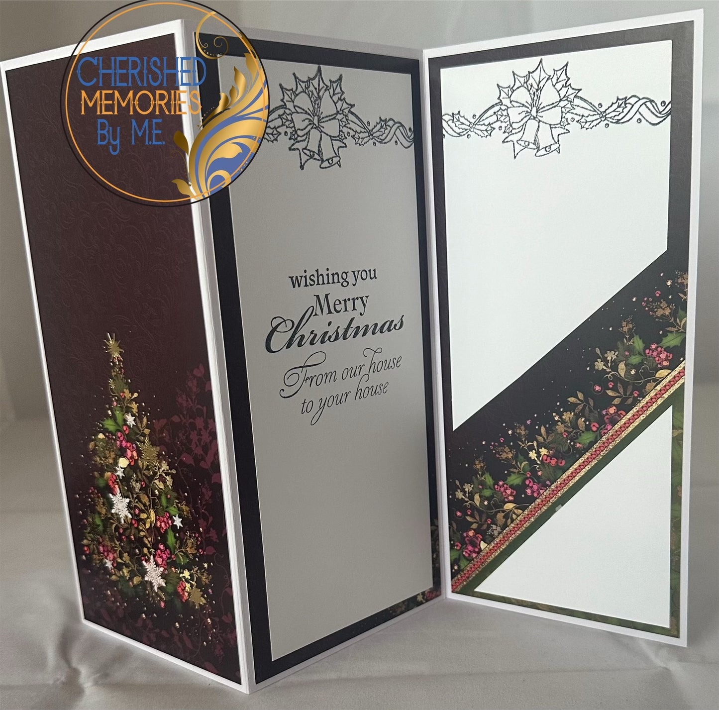 DL Z-Fold Christmas Cards 4x8 1/4”