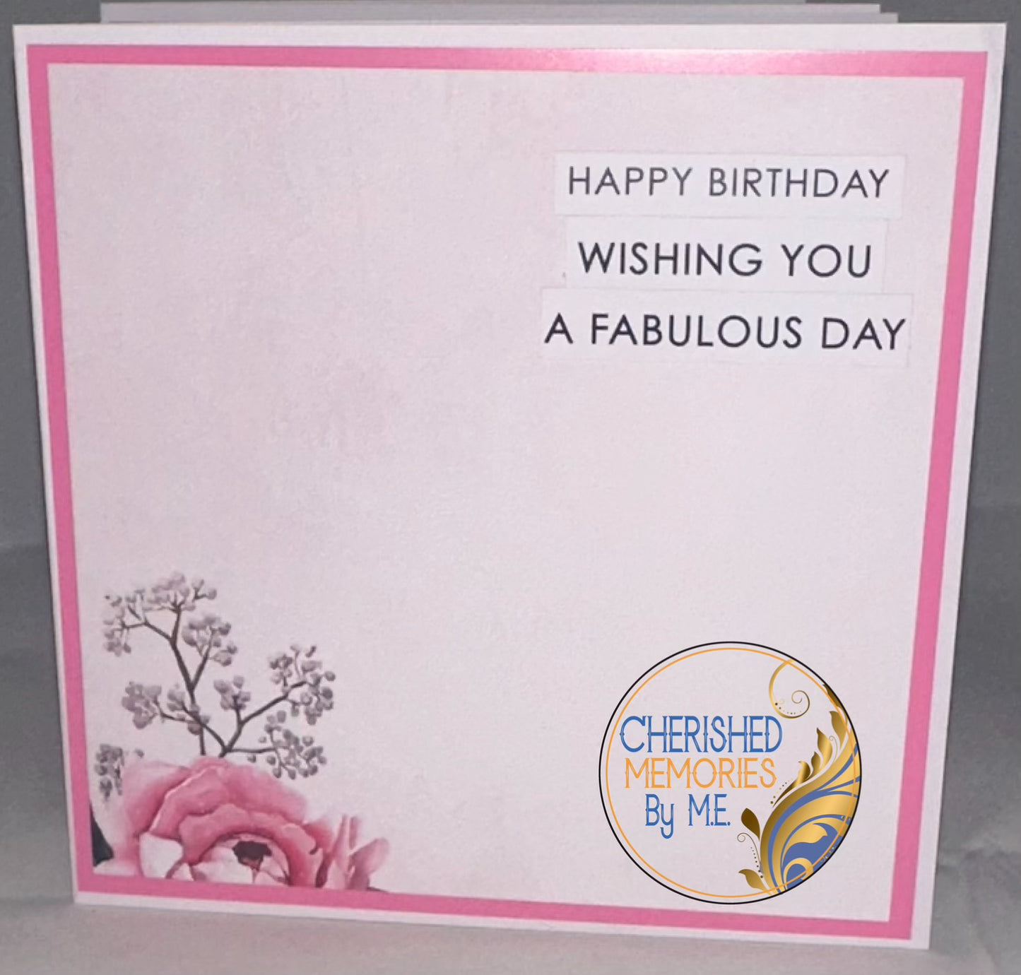 Side Folding Birthday Cards 6x6”