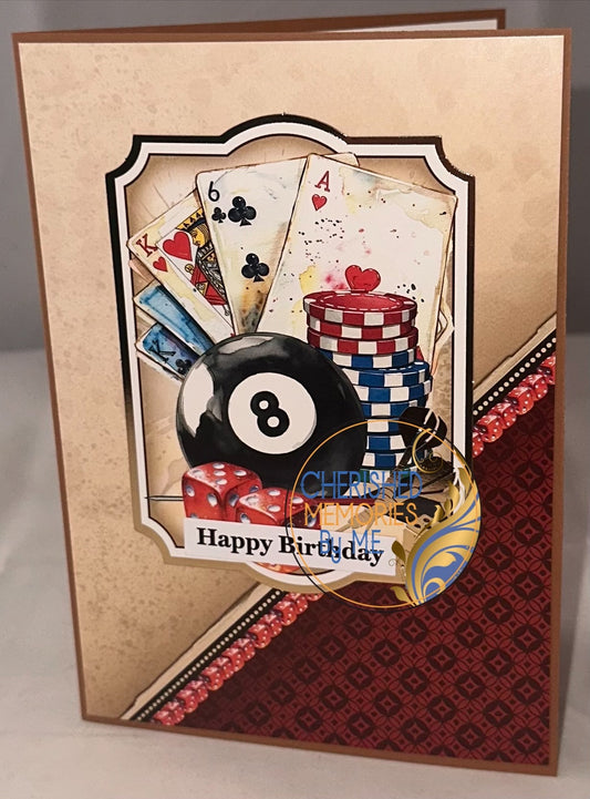 Birthday Cards for him 5x7” & 6x6”