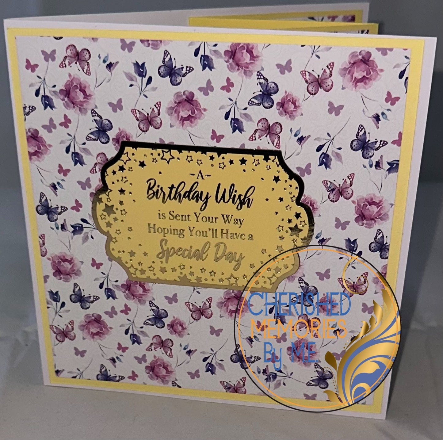 Birthday Pop-Up Book-fold Cards 6x6”