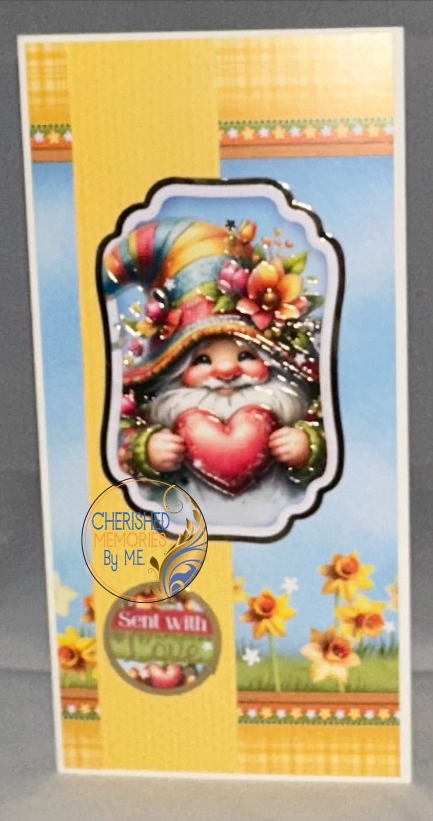 Gnome Birthday Cards DL & 5x7”