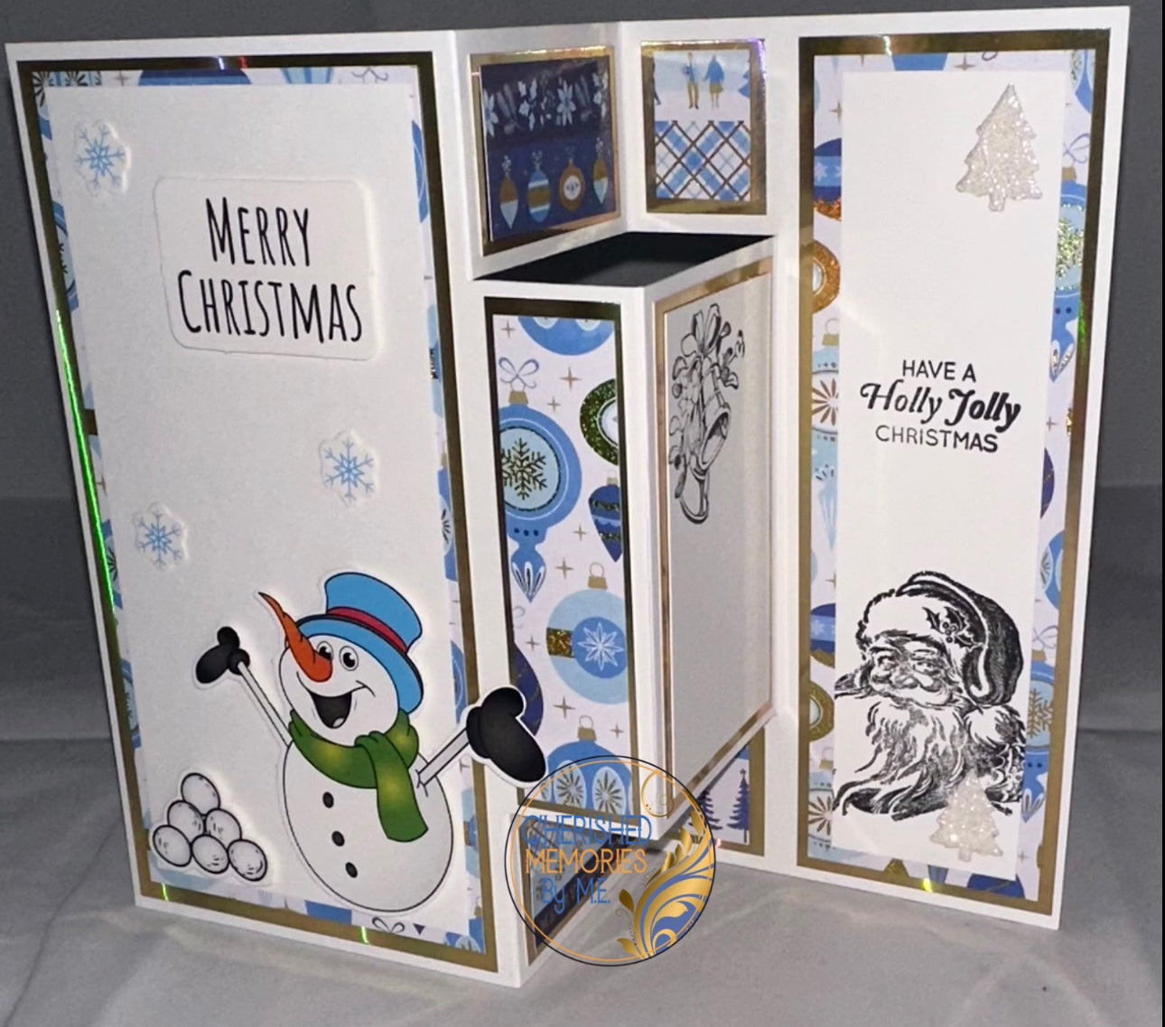 Tri-Fold Shutter Christmas Cards 6x6” & 5x7”