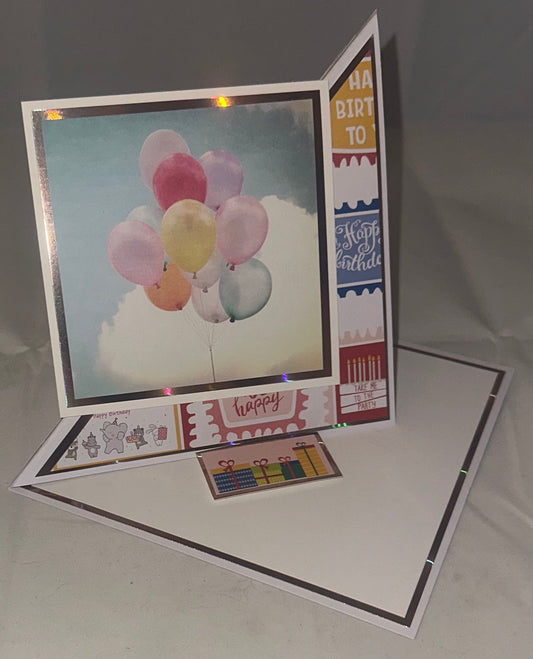 Twisted Easel Birthday Cards 6x6”