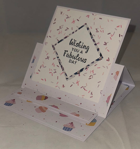 Easel Birthday Cards 6”x6”