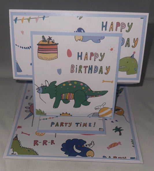 Reverse Easel Cards Birthday 6x6”