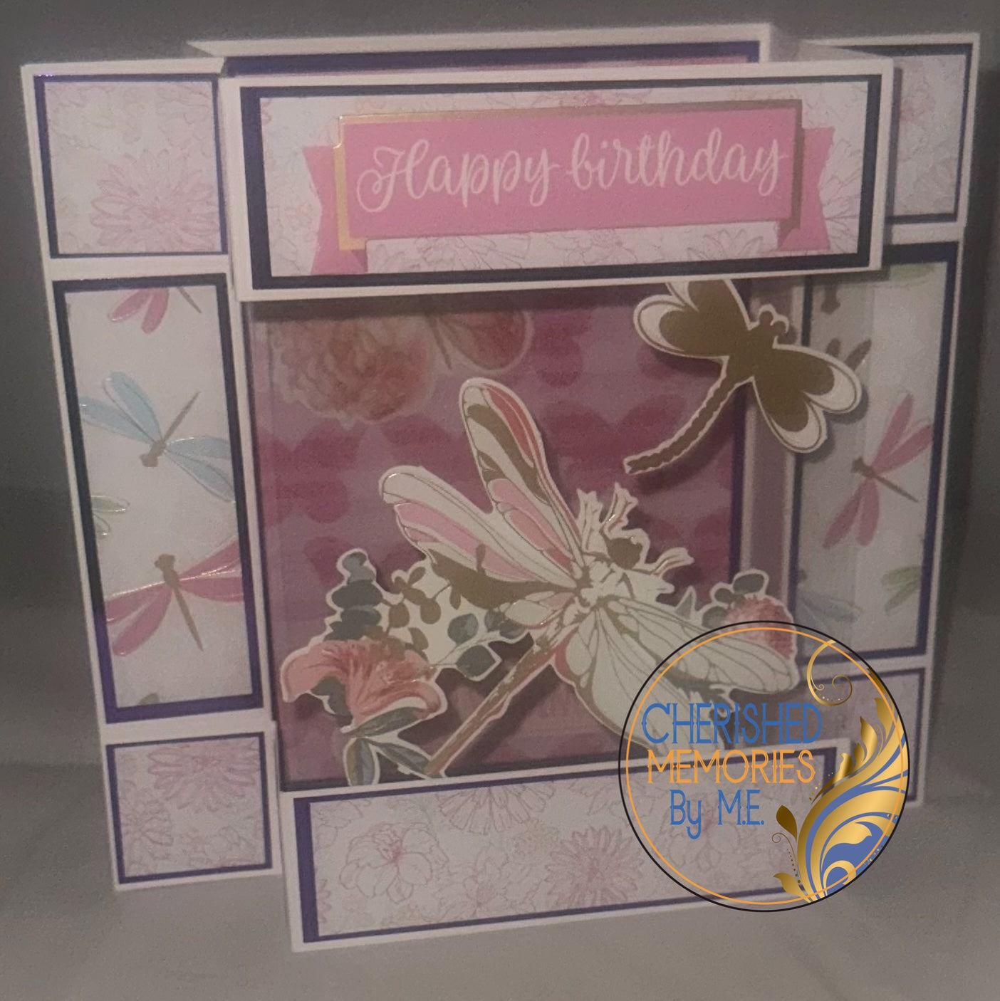 Open Bay Window Birthday Cards 5x7”