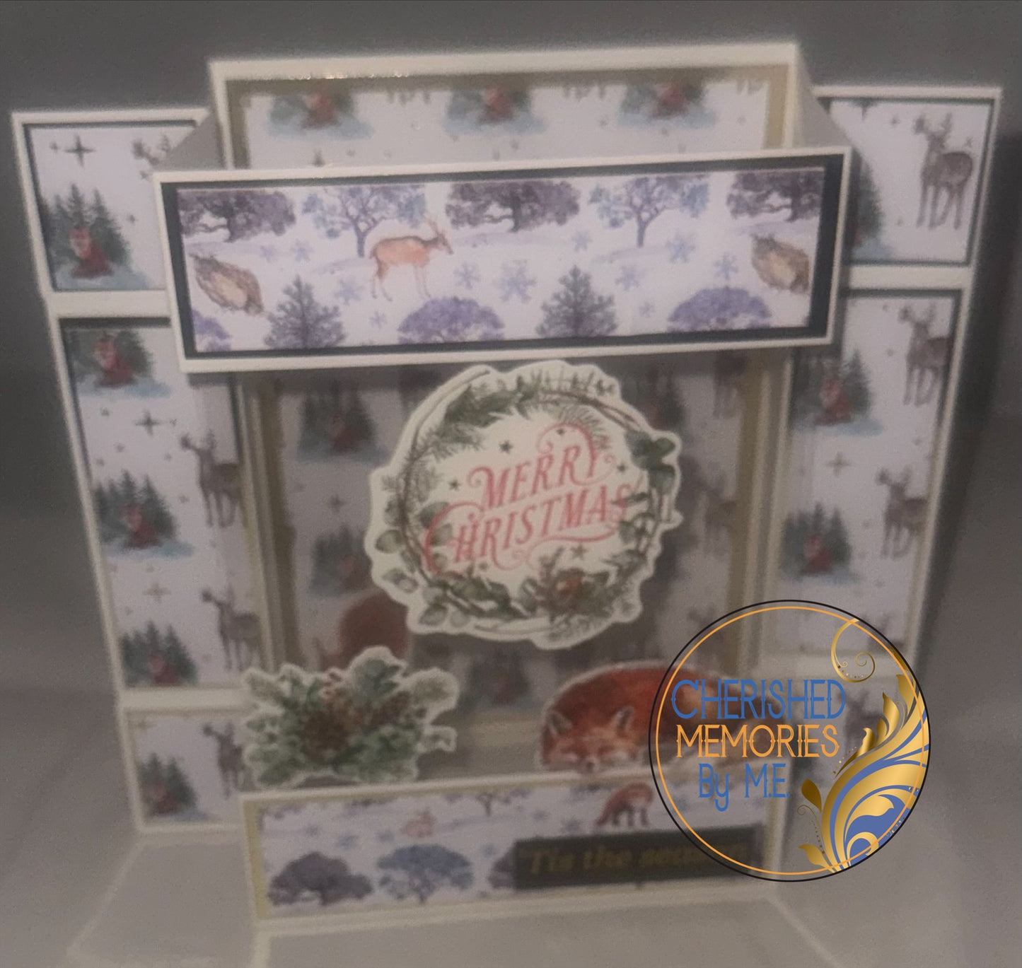 Open Bay Window Christmas Cards 5x7”