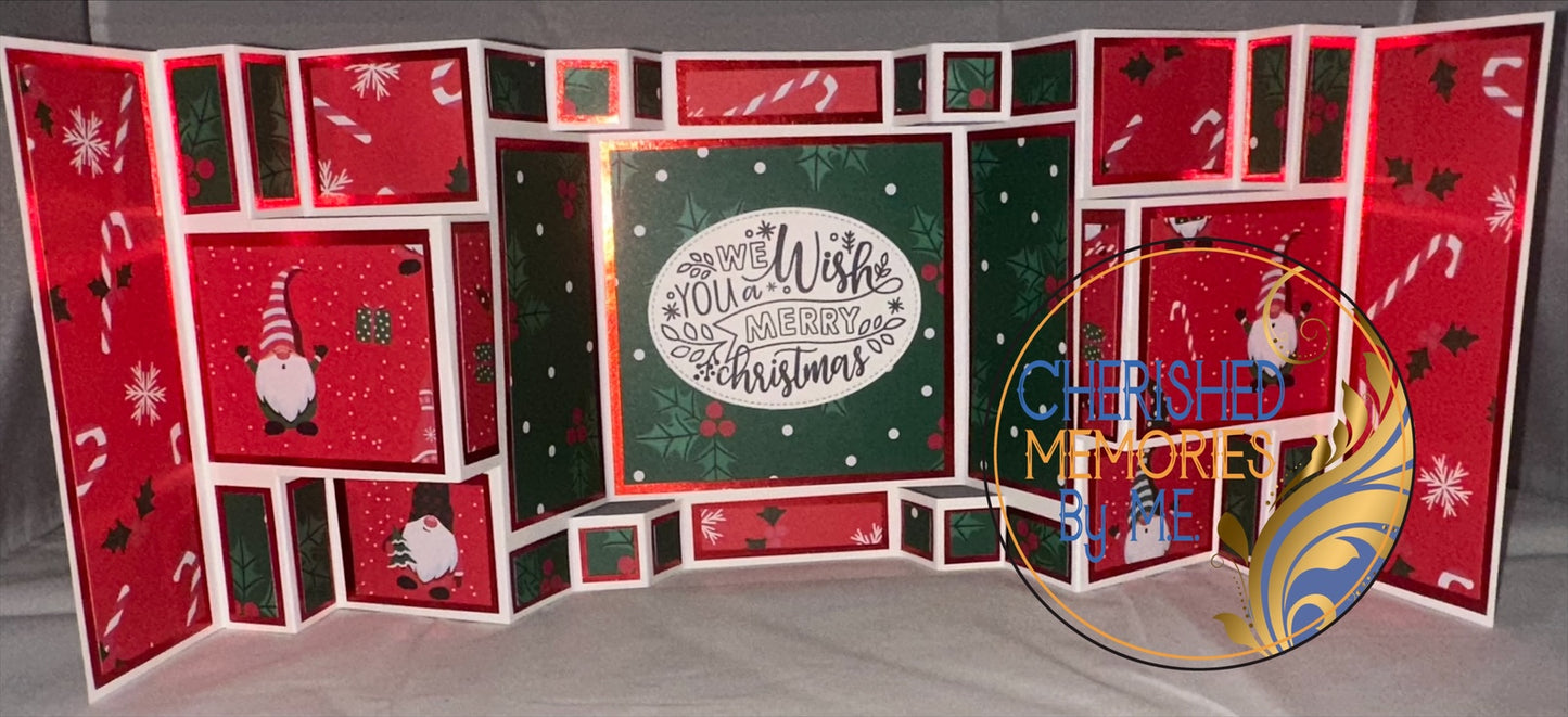 Multi Fold Christmas Cards 5”x7”