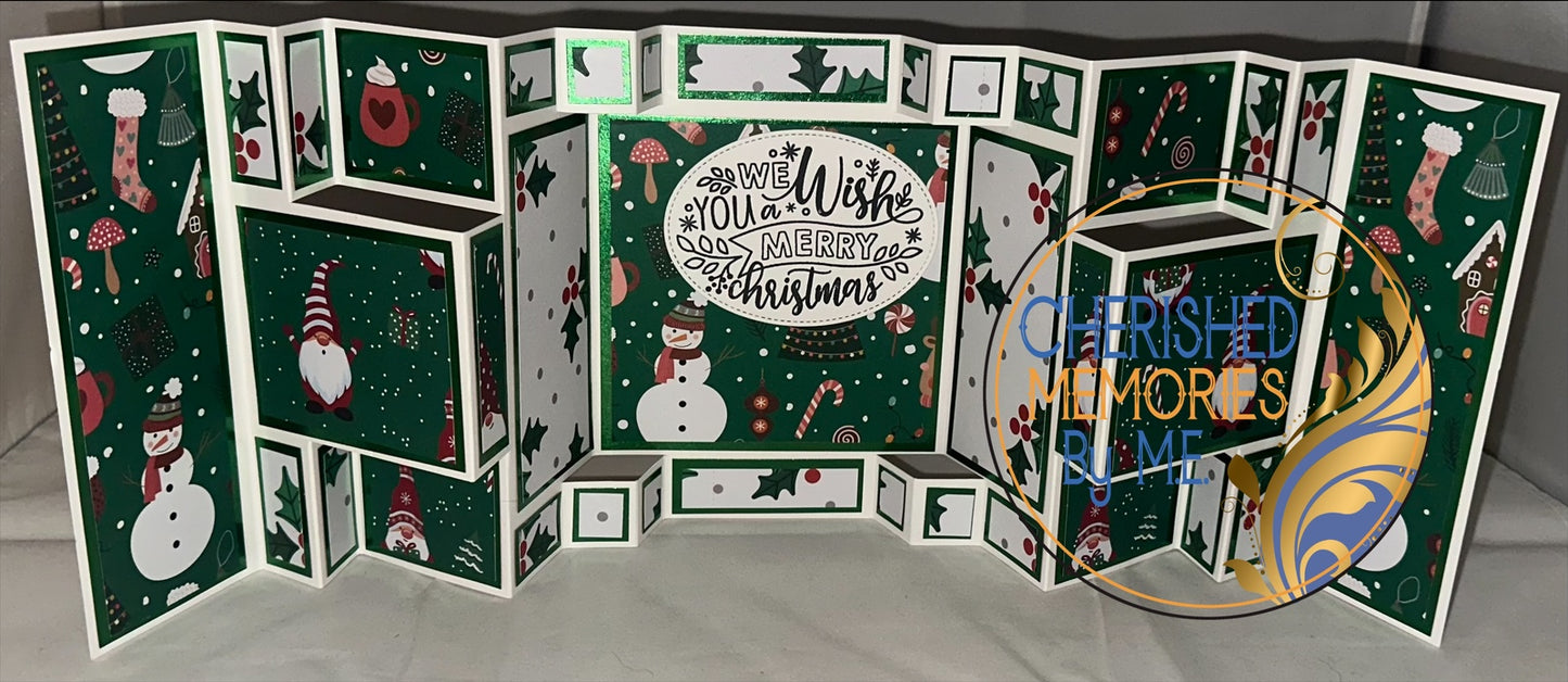 Multi Fold Christmas Cards 5”x7”