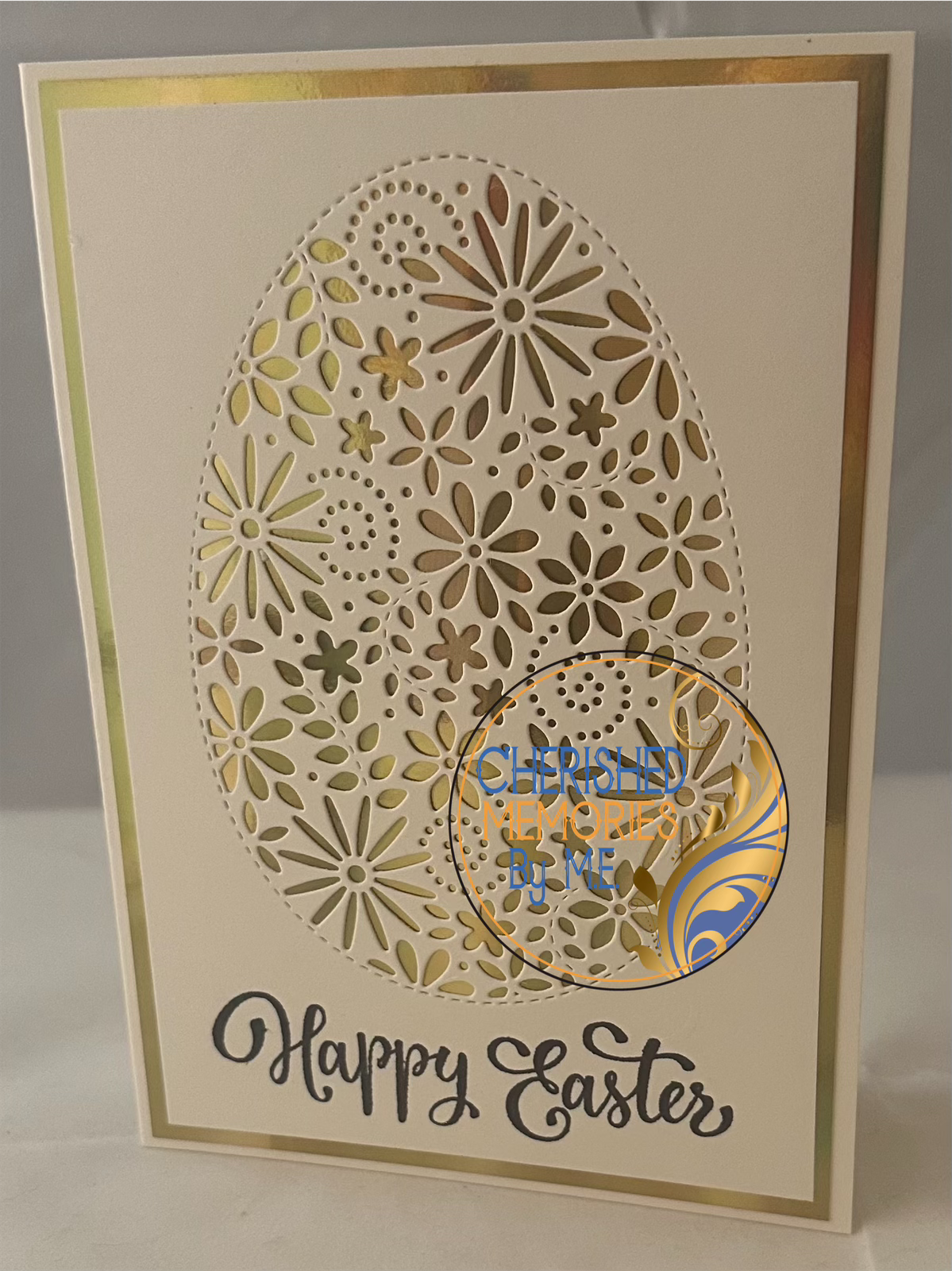Easter Egg and Easter Rabbit 5x7” Cards