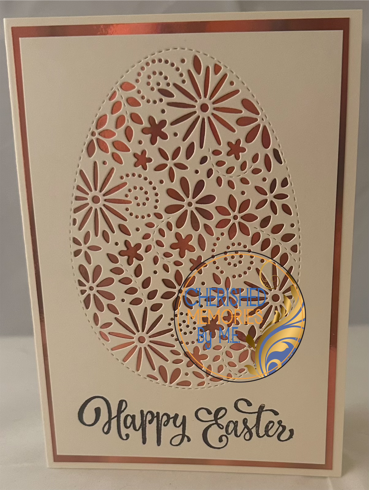 Easter Egg and Easter Rabbit 5x7” Cards