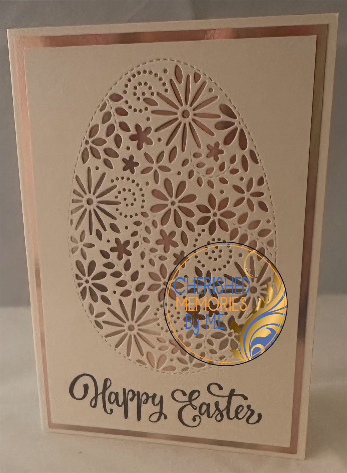 Easter Egg and Easter Rabbit 5x7” Cards