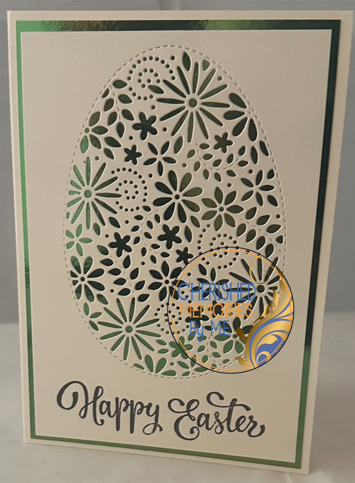 Easter Egg and Easter Rabbit 5x7” Cards