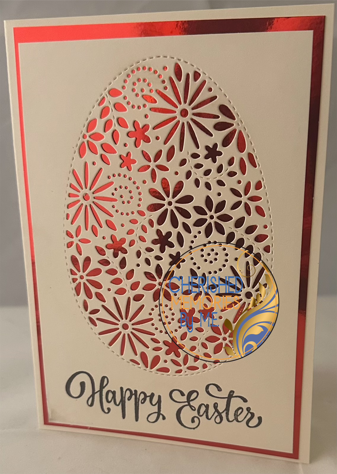 Easter Egg and Easter Rabbit 5x7” Cards