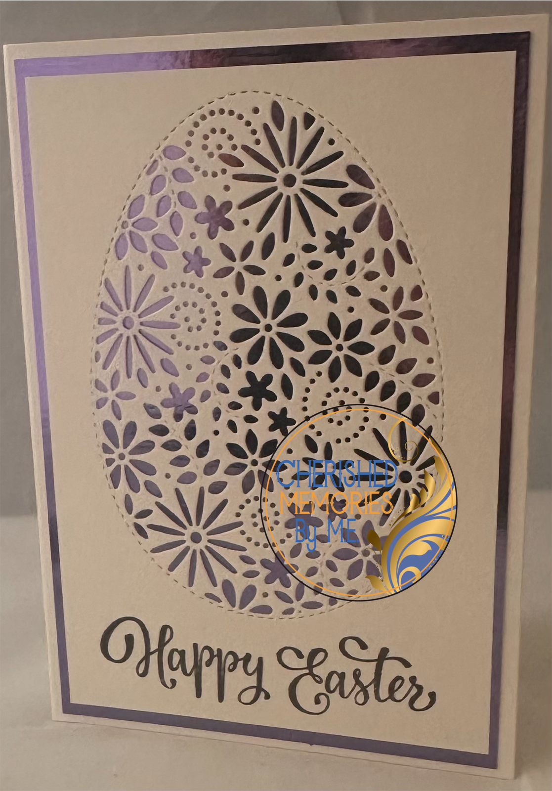Easter Egg and Easter Rabbit 5x7” Cards