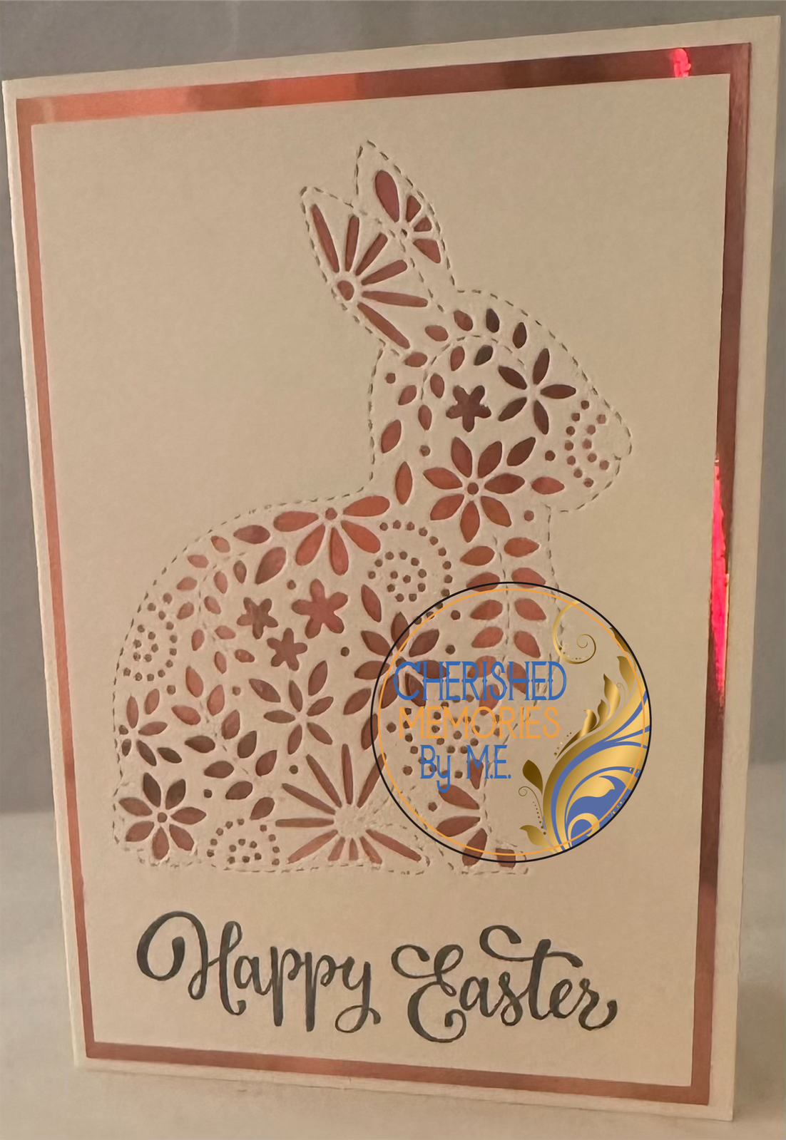 Easter Egg and Easter Rabbit 5x7” Cards