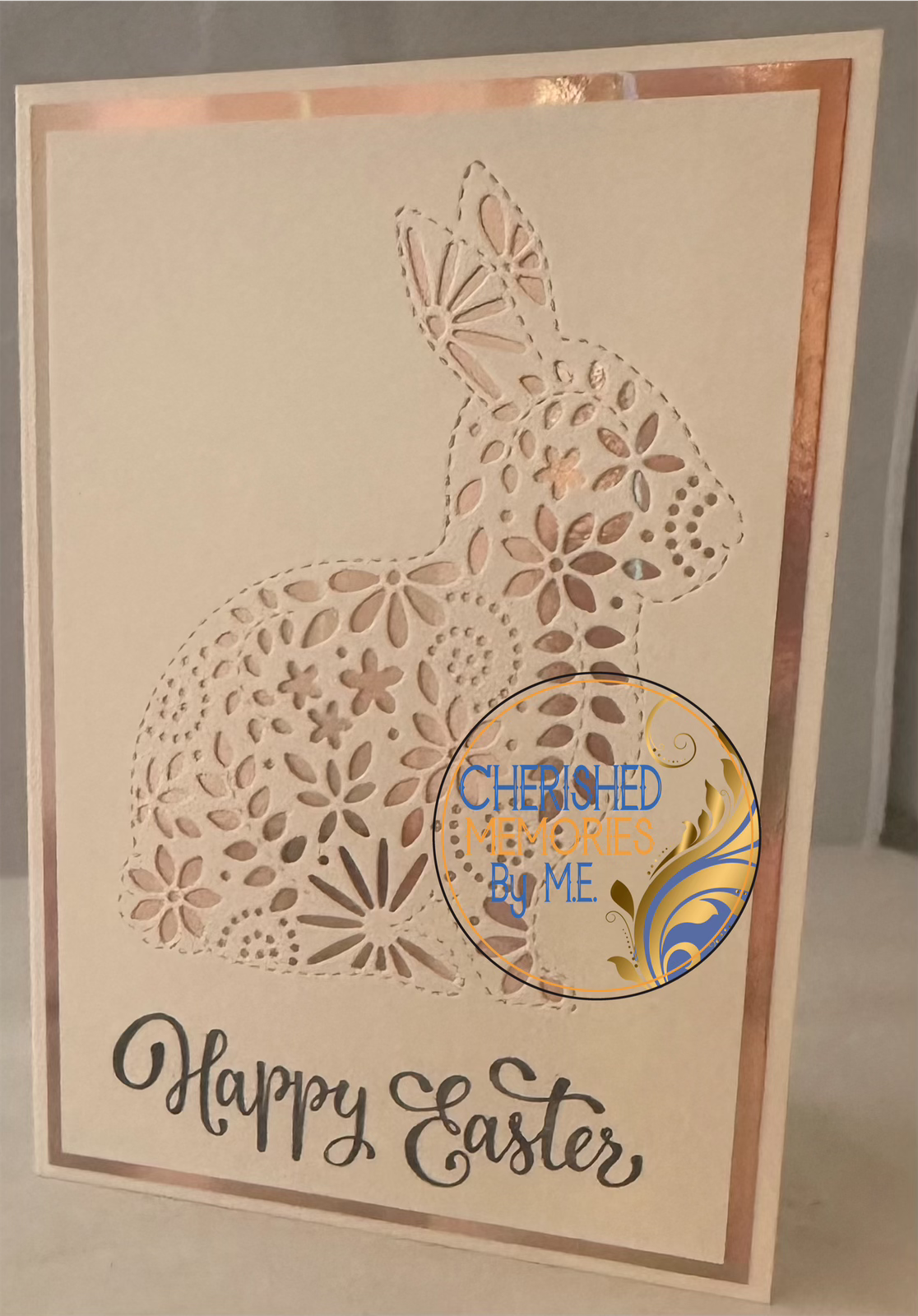 Easter Egg and Easter Rabbit 5x7” Cards
