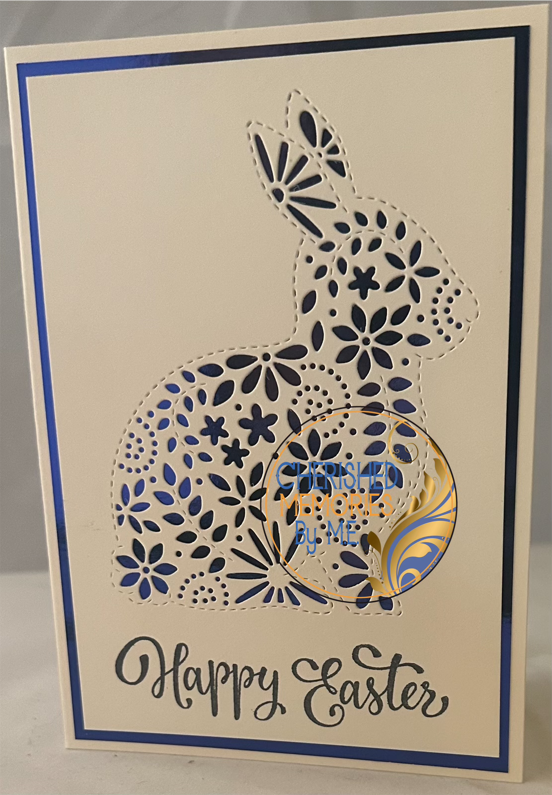 Easter Egg and Easter Rabbit 5x7” Cards