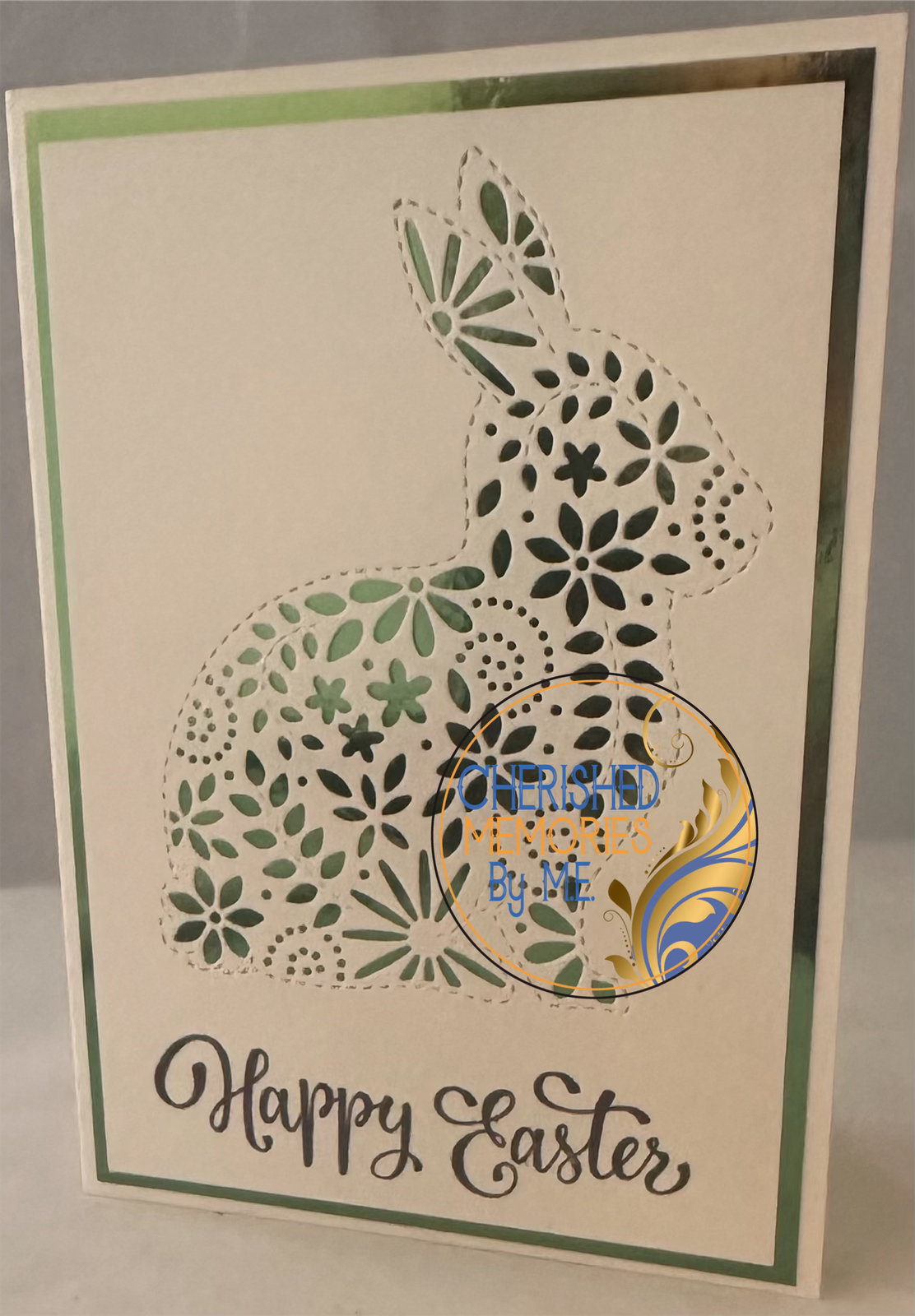 Easter Egg and Easter Rabbit 5x7” Cards