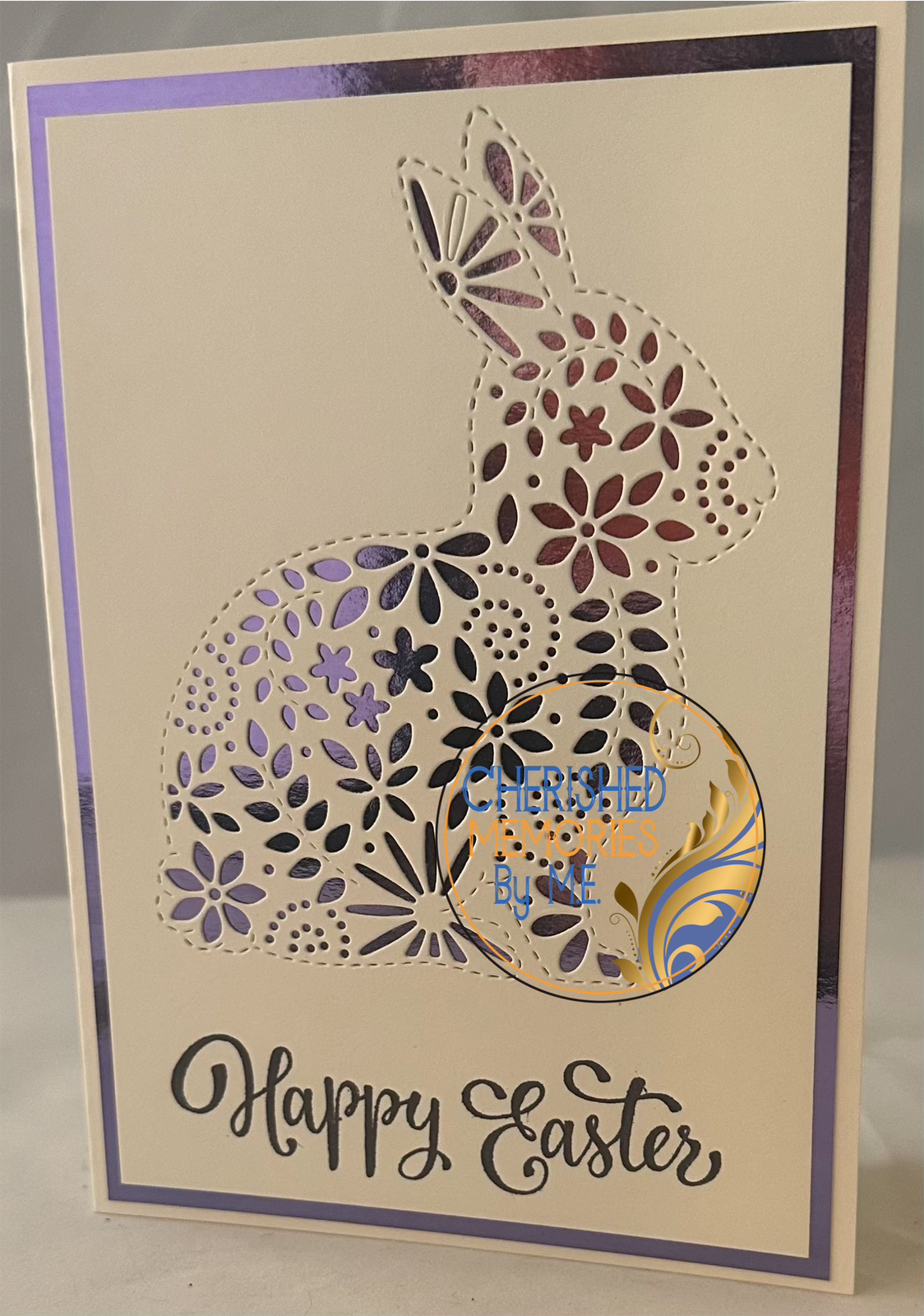 Easter Egg and Easter Rabbit 5x7” Cards