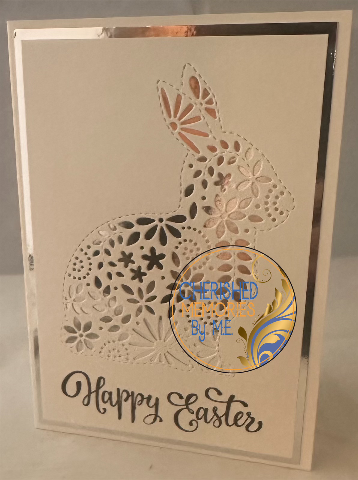 Easter Egg and Easter Rabbit 5x7” Cards