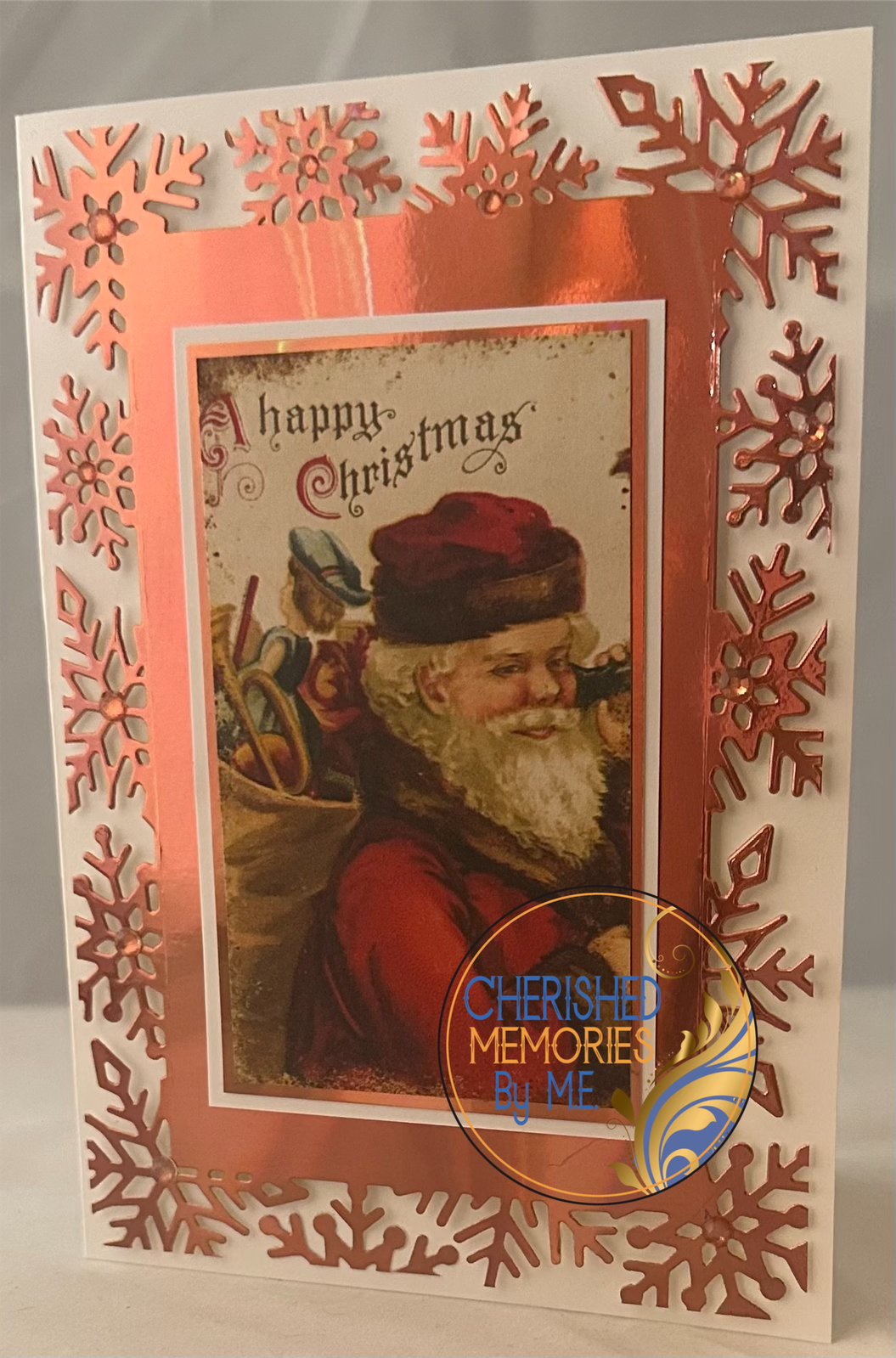 Christmas Dry Embossed Cards 5x7”