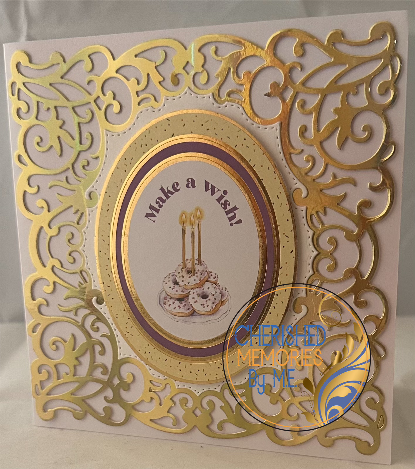 Birthday Side Folding Cards 6x6”