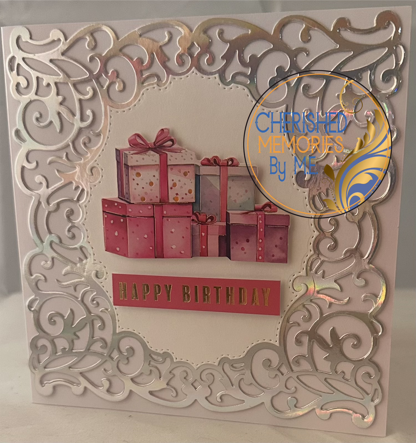 Birthday Side Folding Cards 6x6”
