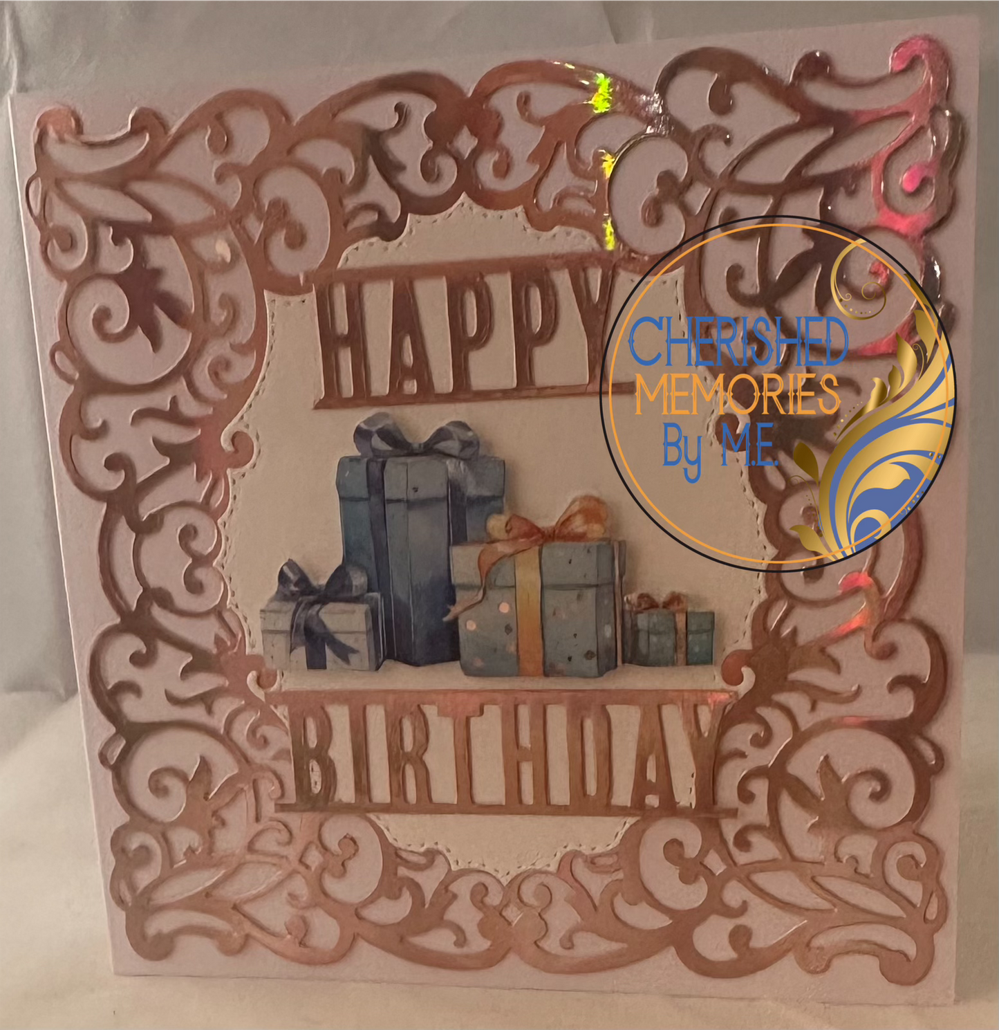Birthday Side Folding Cards 6x6”