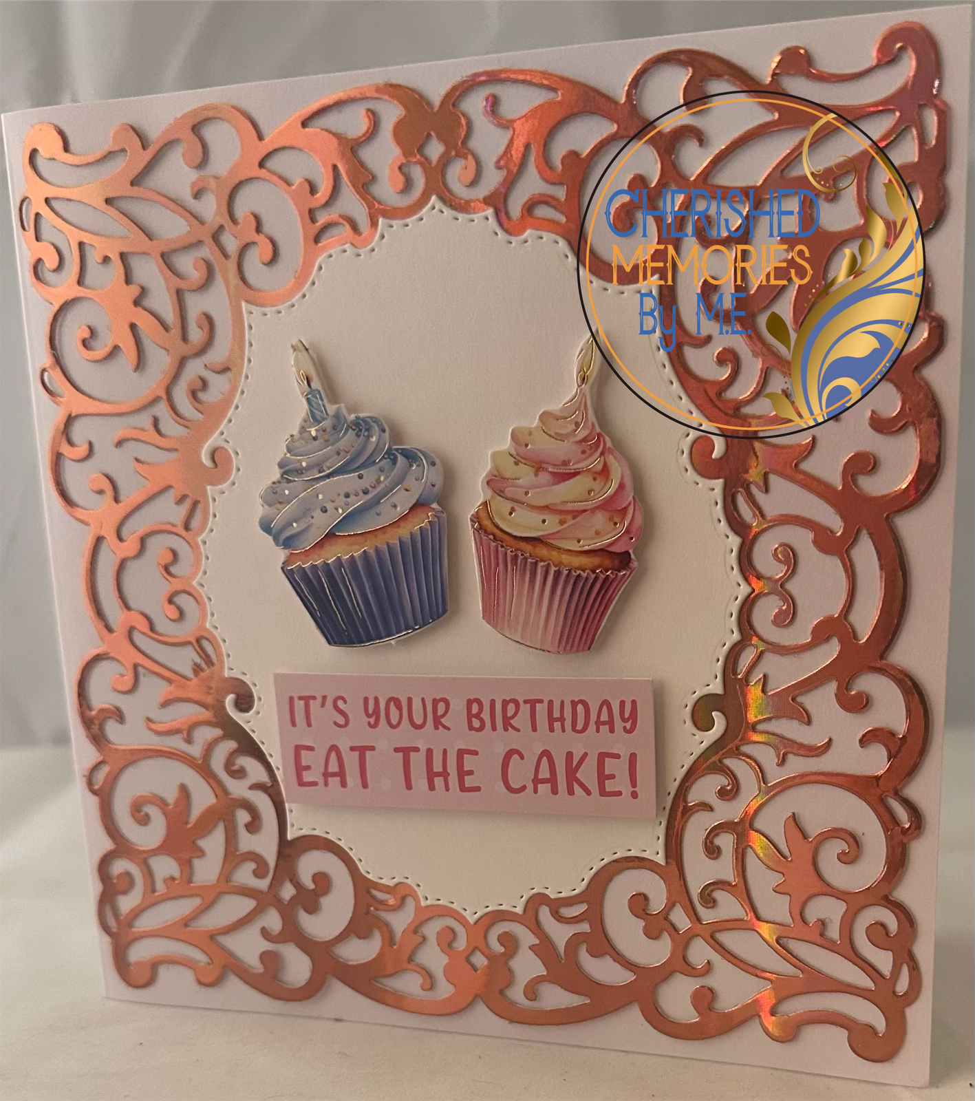 Birthday Side Folding Cards 6x6”