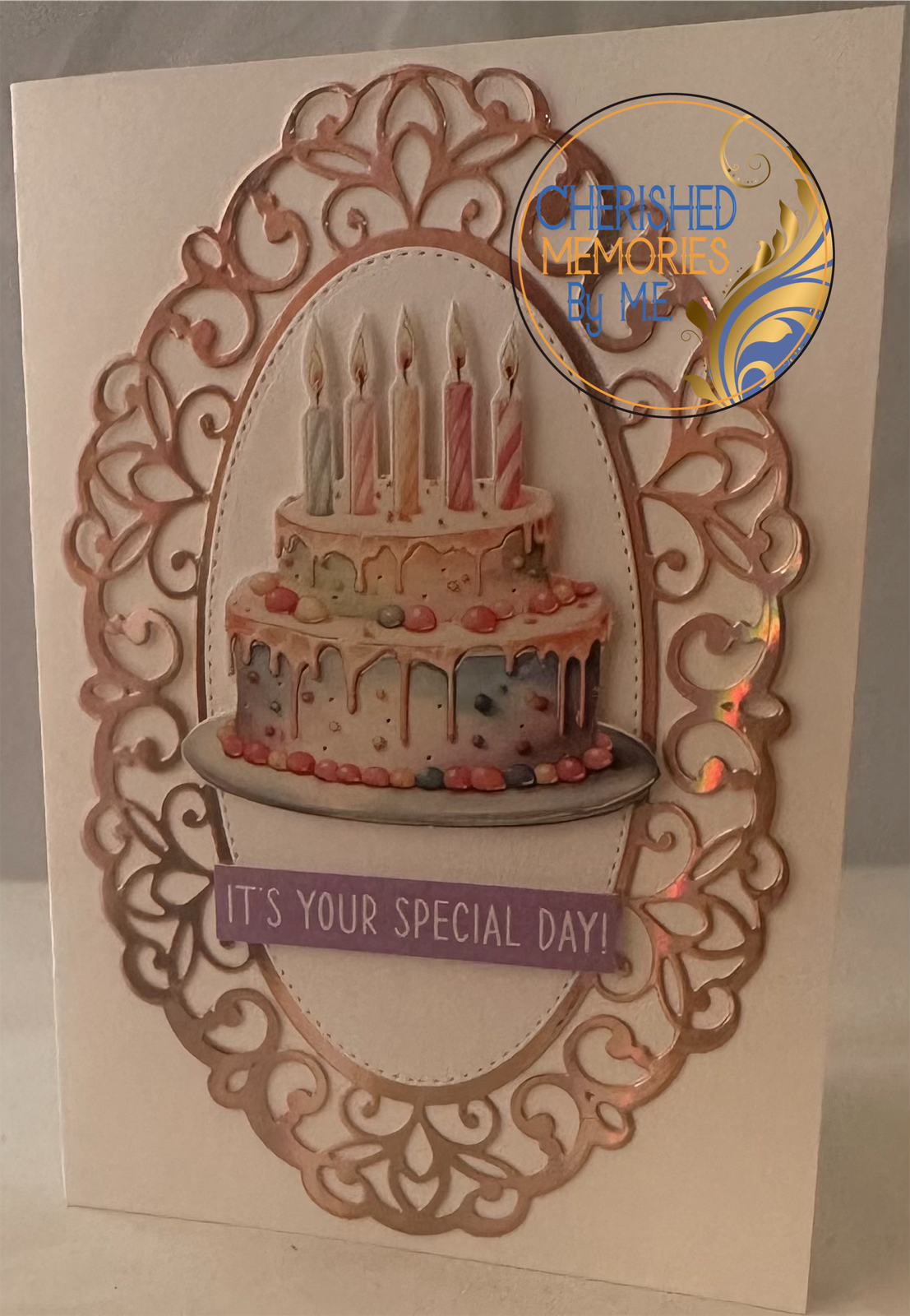 Birthday Side Folding Cards 5x7”