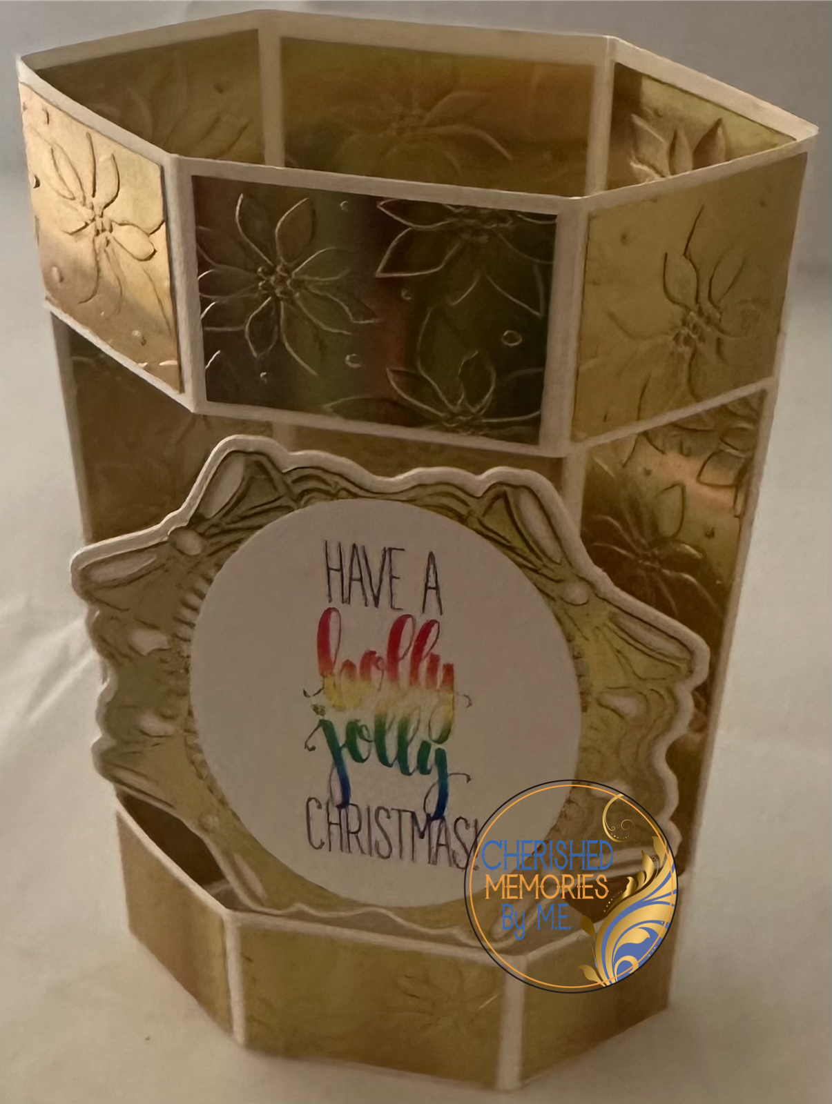 Hexagon Christmas Cards 5x7”