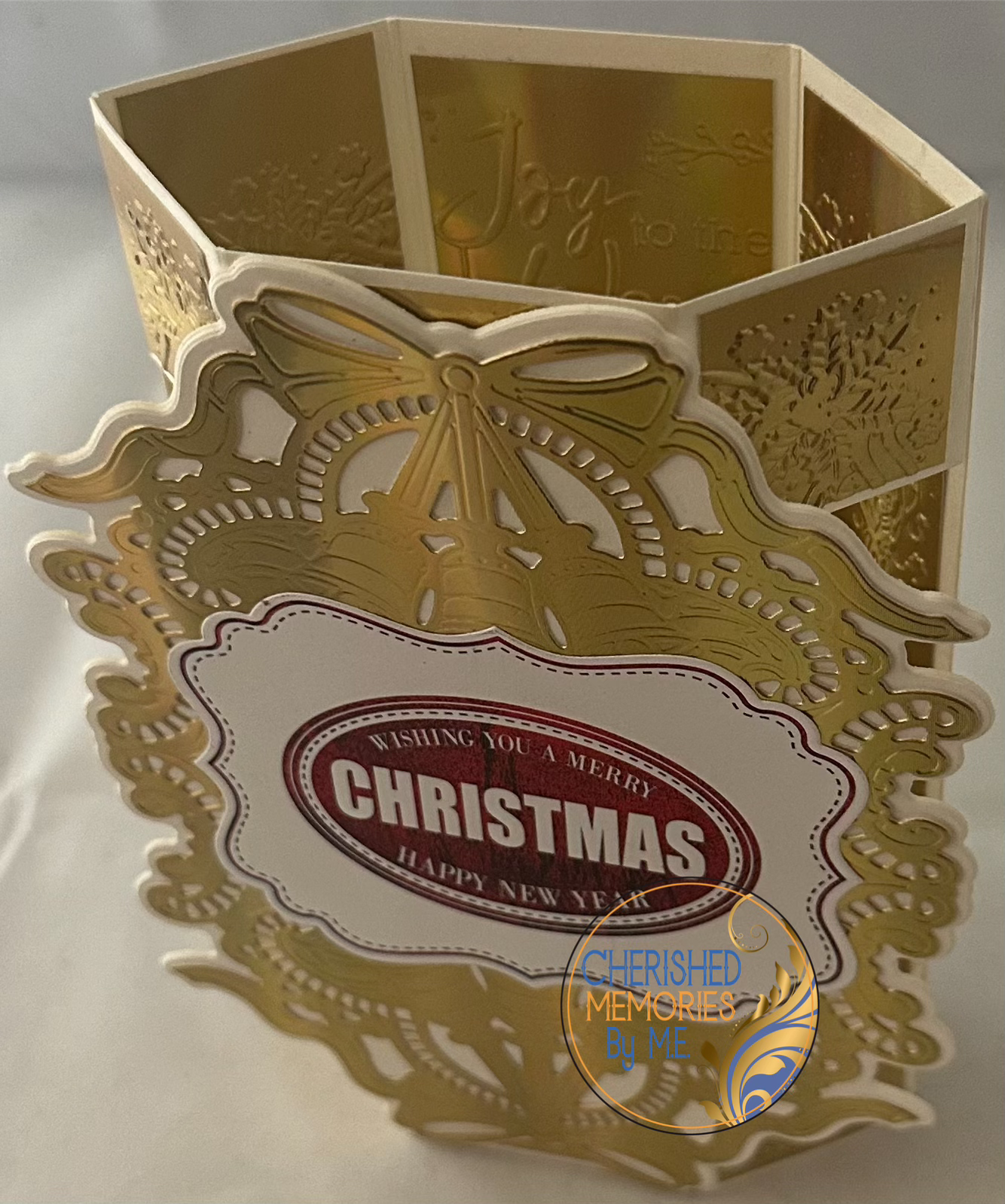 Hexagon Christmas Cards 5x7”